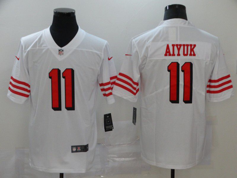 Men San Francisco 49ers #11 Aiyuk White Nike Vapor Untouchable Stitched Limited NFL Jerseys